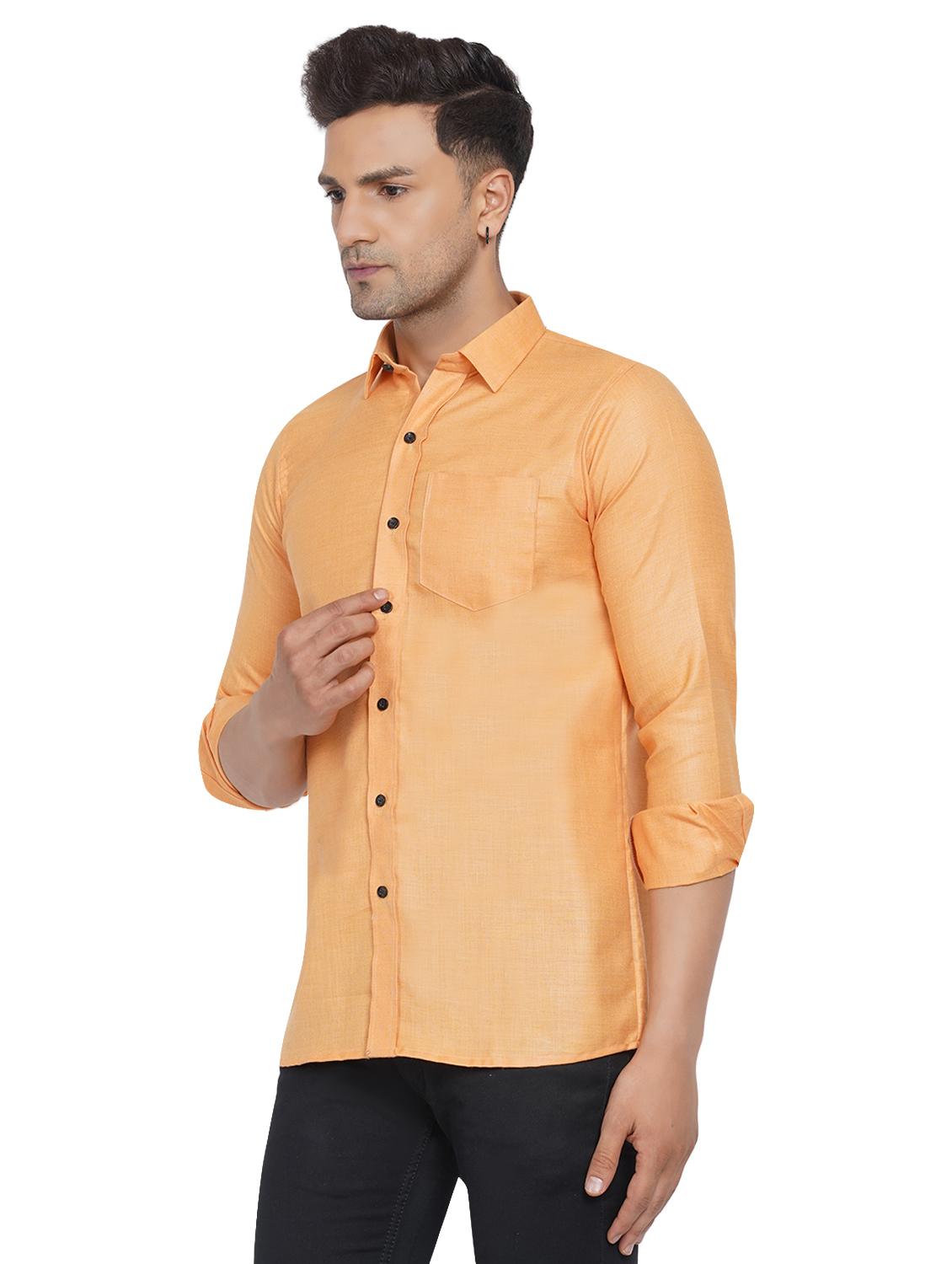 mens solid casual shirt - 18582735 - Standard Image - 2