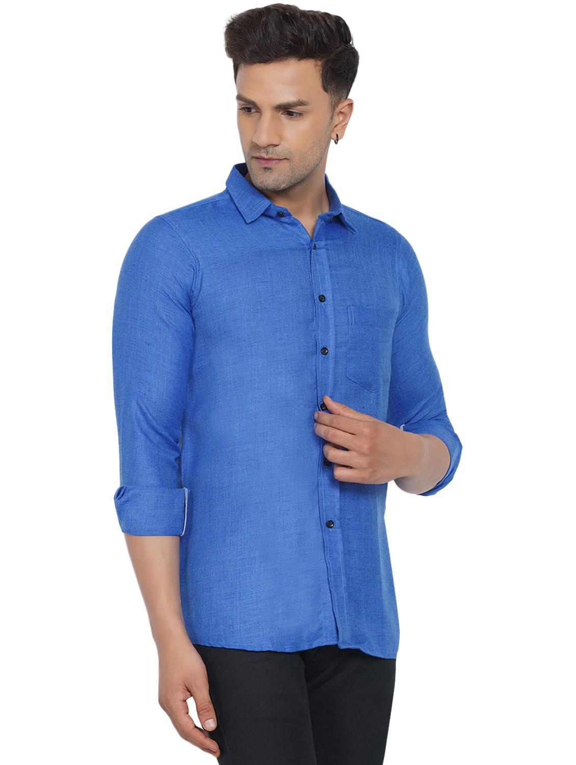 mens solid casual shirt - 18582737 - Standard Image - 2