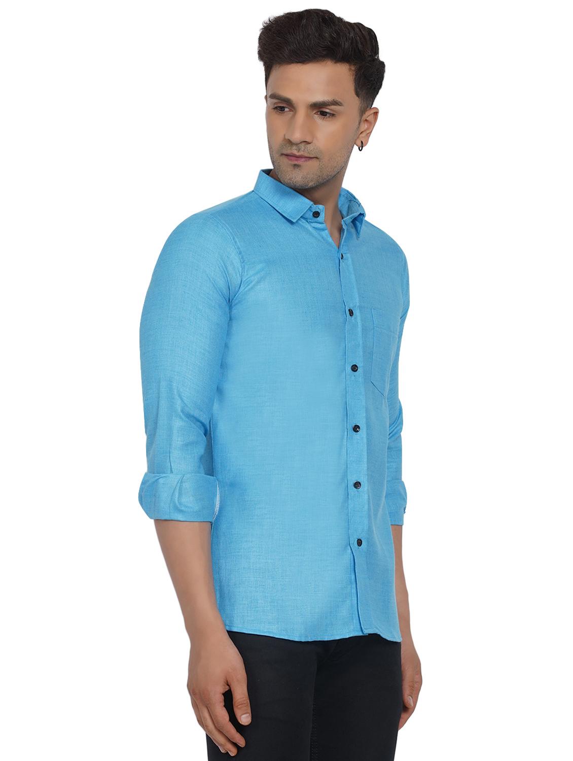mens solid casual shirt - 18582741 - Standard Image - 2
