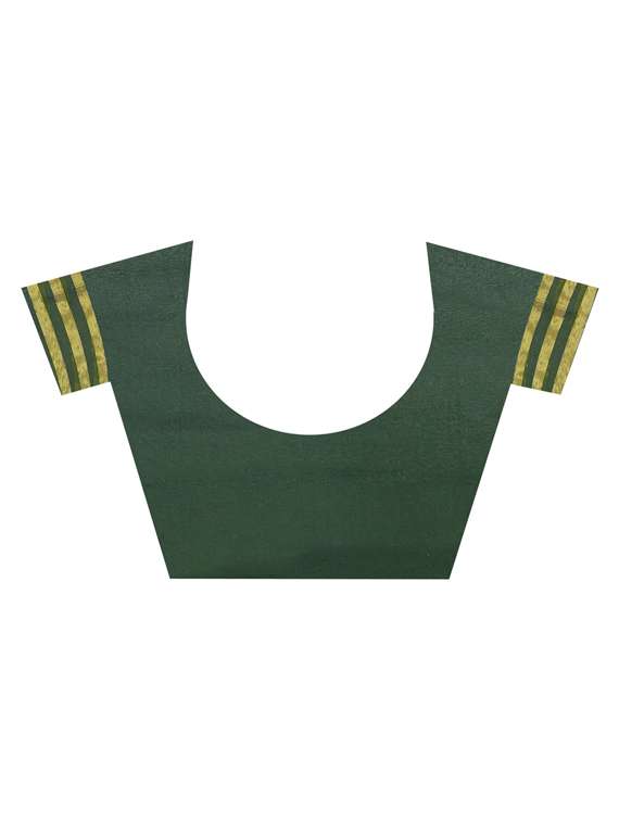 women's bandhani dark green colored saree with blouse - 18584661 -  Standard Image - 2