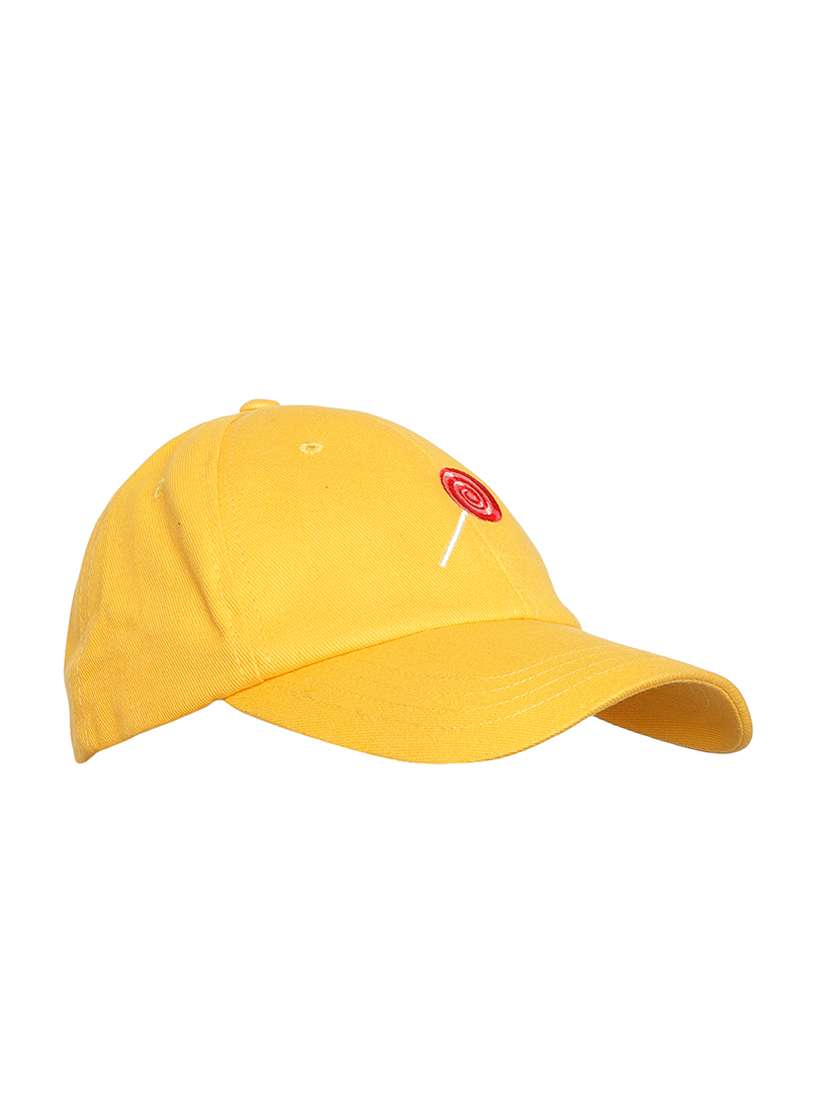 yellow cotton cap