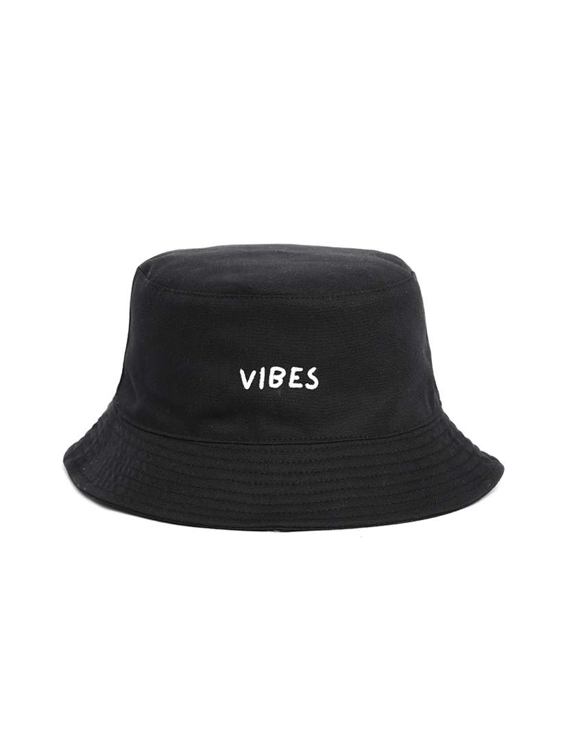 black cotton cap