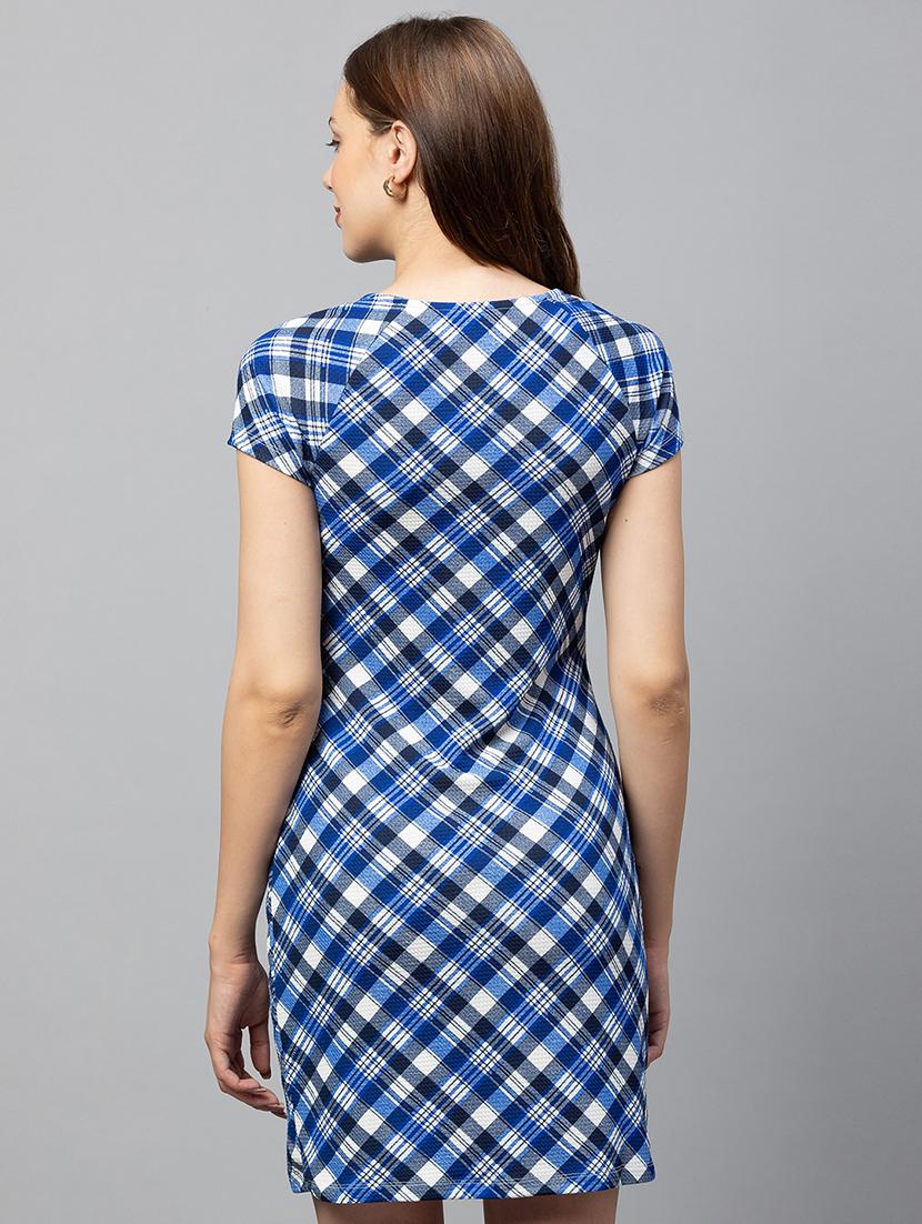women's bodycon checkered dress - 18586096 - Standard Image - 2