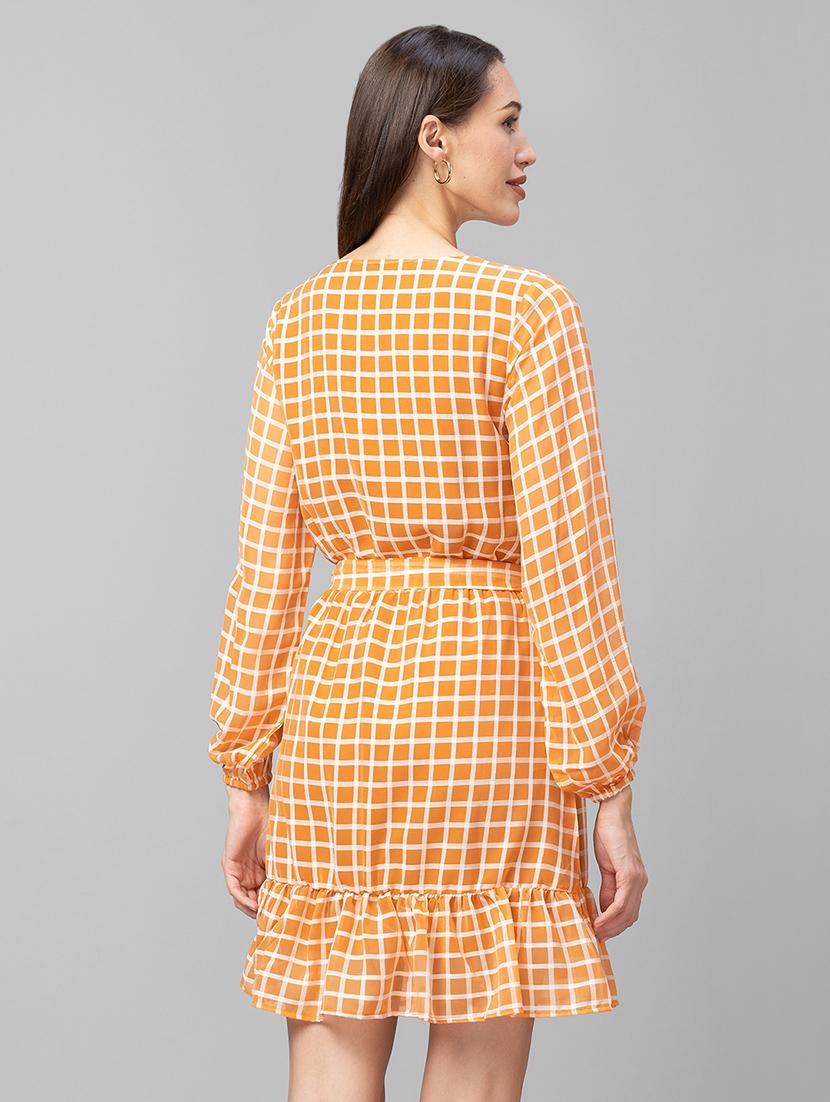 women's tiered dress color block dress - 18586103 - Standard Image - 2
