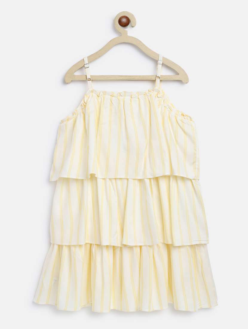 girls shoulder strap sleeveless dress