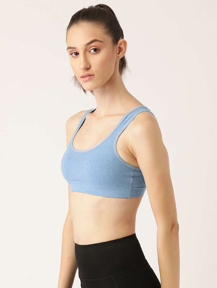 pack of 2 non padded sports bra - 18587124 - Standard Image - 2