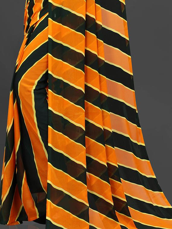 leheriya printed saree with blouse - 18587283 - Standard Image - 2