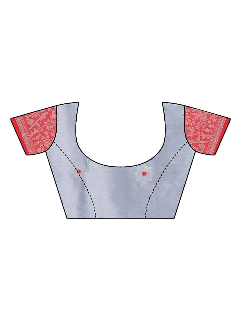 women's banarasi saree with blouse - 18587758 -  Standard Image - 2