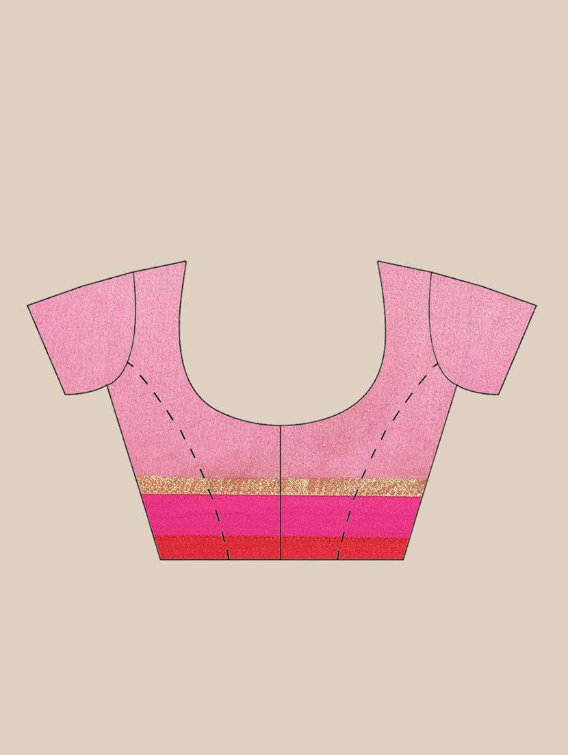 women's bordered cream colored saree with blouse - 18588015 -  Standard Image - 2