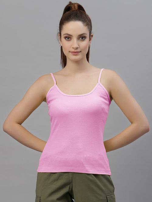 shoulder strap solid camisole - 18588884 -  Standard Image - 0