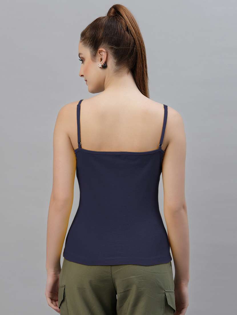 shoulder strap solid camisole - 18588889 - Standard Image - 2