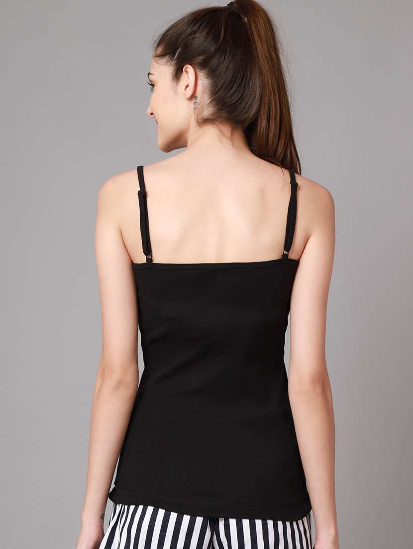 shoulder strap solid camisole - 18588891 -  Standard Image - 2