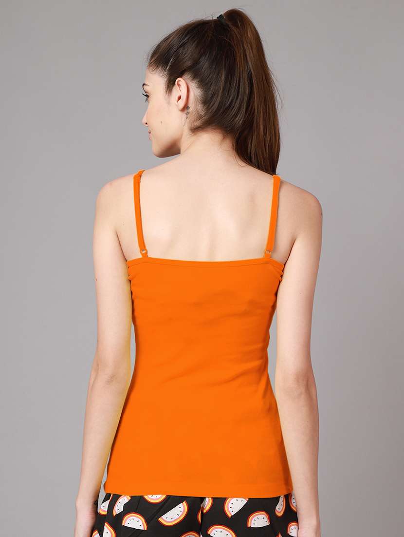 shoulder strap solid camisole - 18588898 -  Standard Image - 2