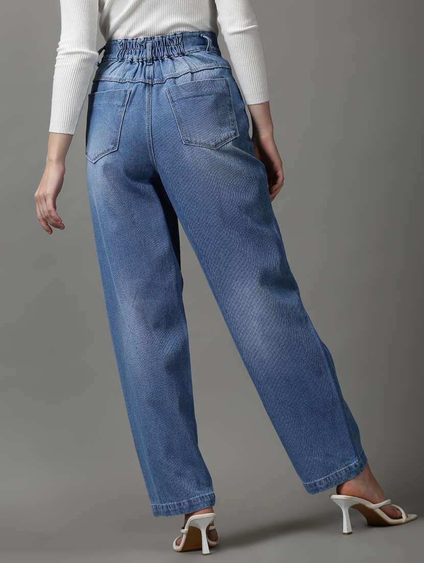 women's distress straight fit jeans - 18589073 -  Standard Image - 2