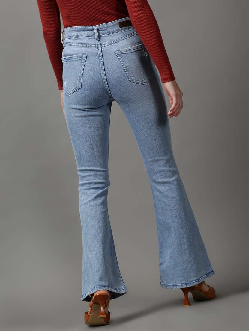women's distress bootcut jeans - 18589081 -  Standard Image - 2
