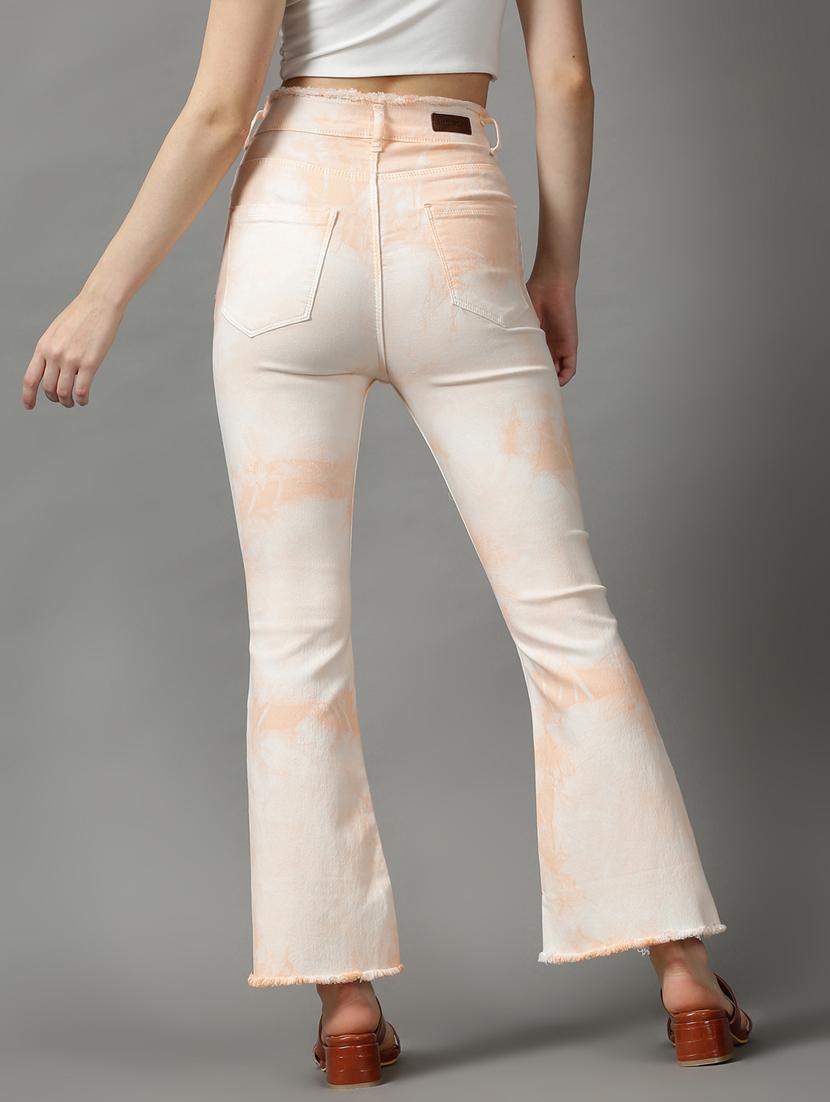 women's tie & dye bootcut jeans - 18589135 - Standard Image - 2