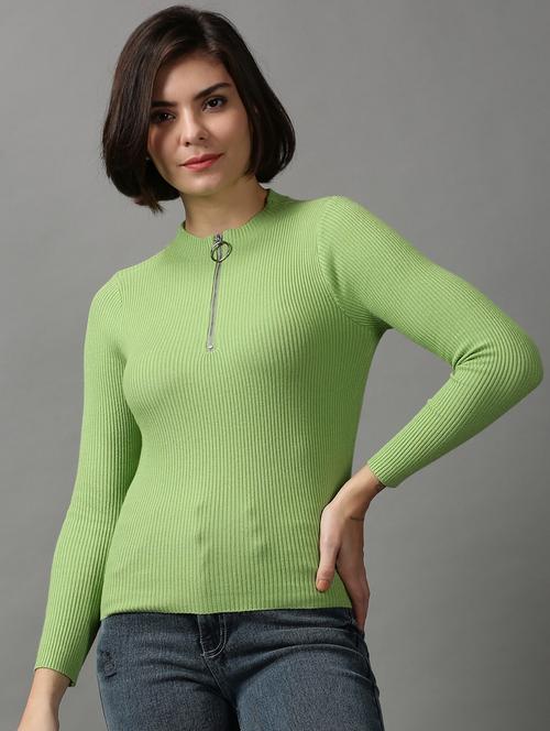 zip up mock neck top - 18589146 -  Standard Image - 0