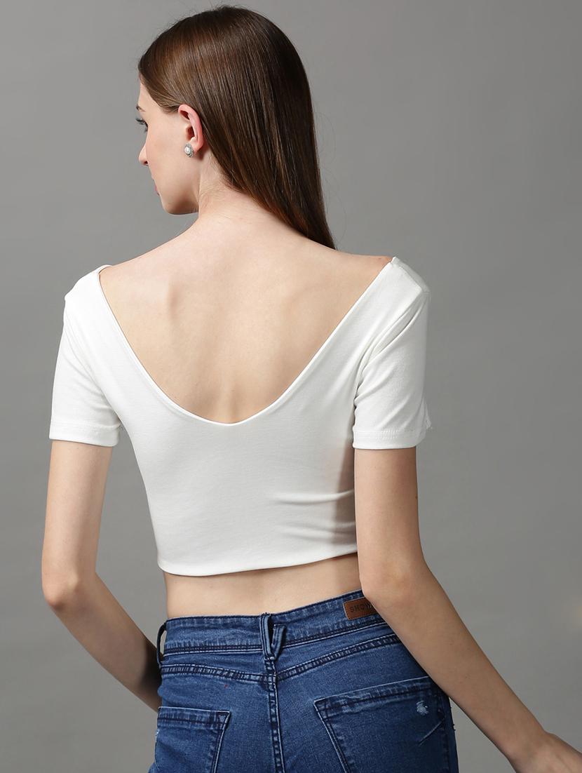 women's blouson v neck top - 18589172 - Standard Image - 2