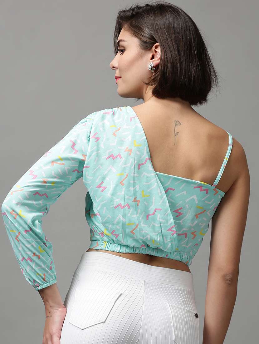 women's crop sweetheart neck top - 18589191 -  Standard Image - 2