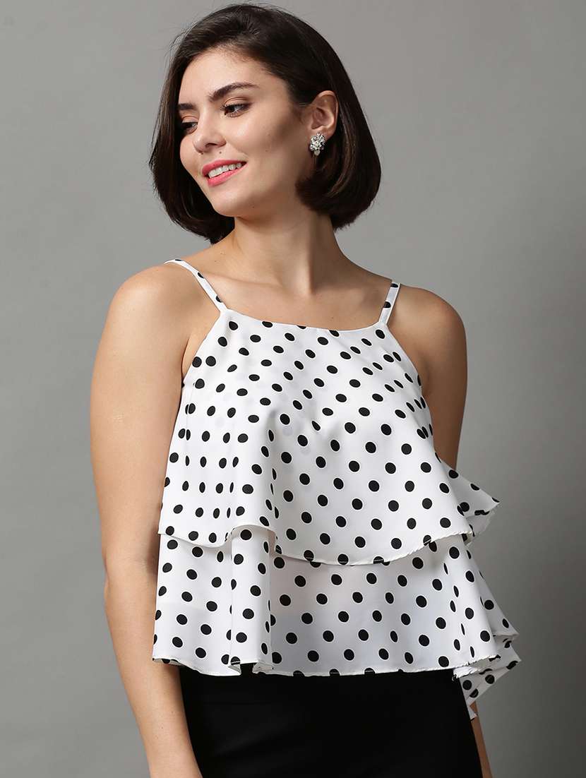 women's layered square neck top