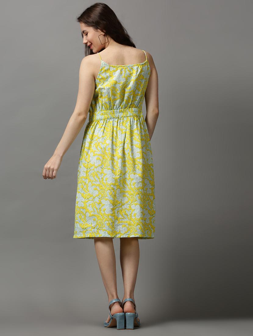floral fit & flare dress - 18589546 - Standard Image - 2