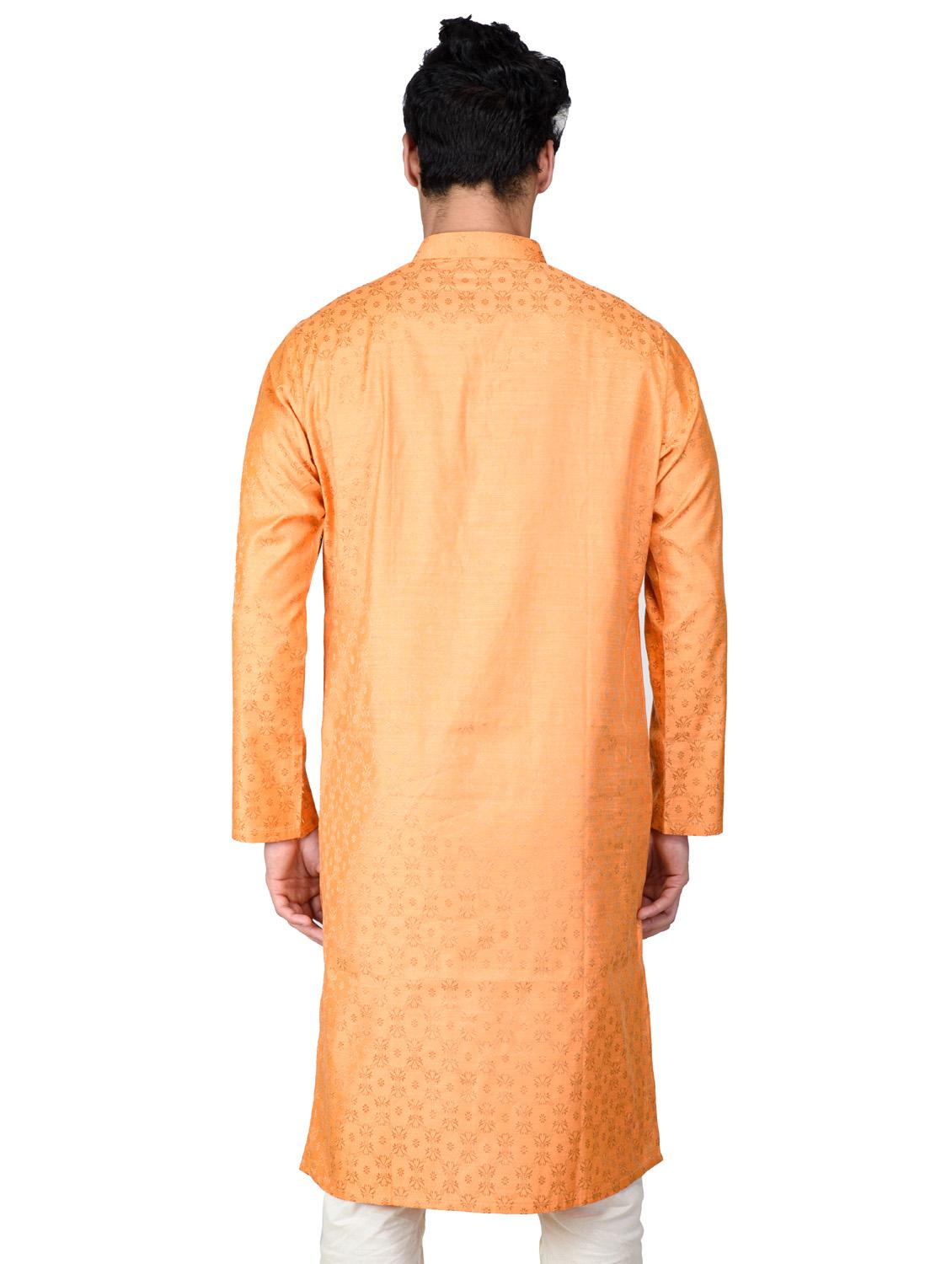 self designed kurta pyjama with jacket - 18590809 - Standard Image - 2
