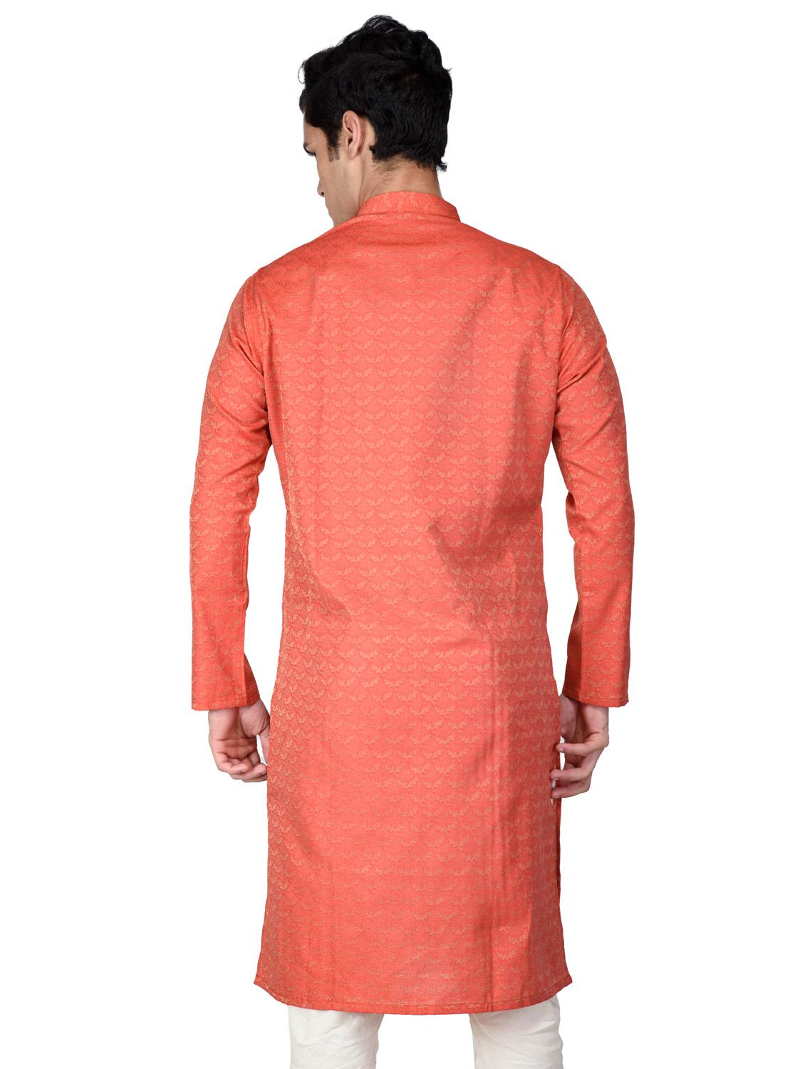 self designed kurta pyjama with jacket - 18590813 - Standard Image - 2