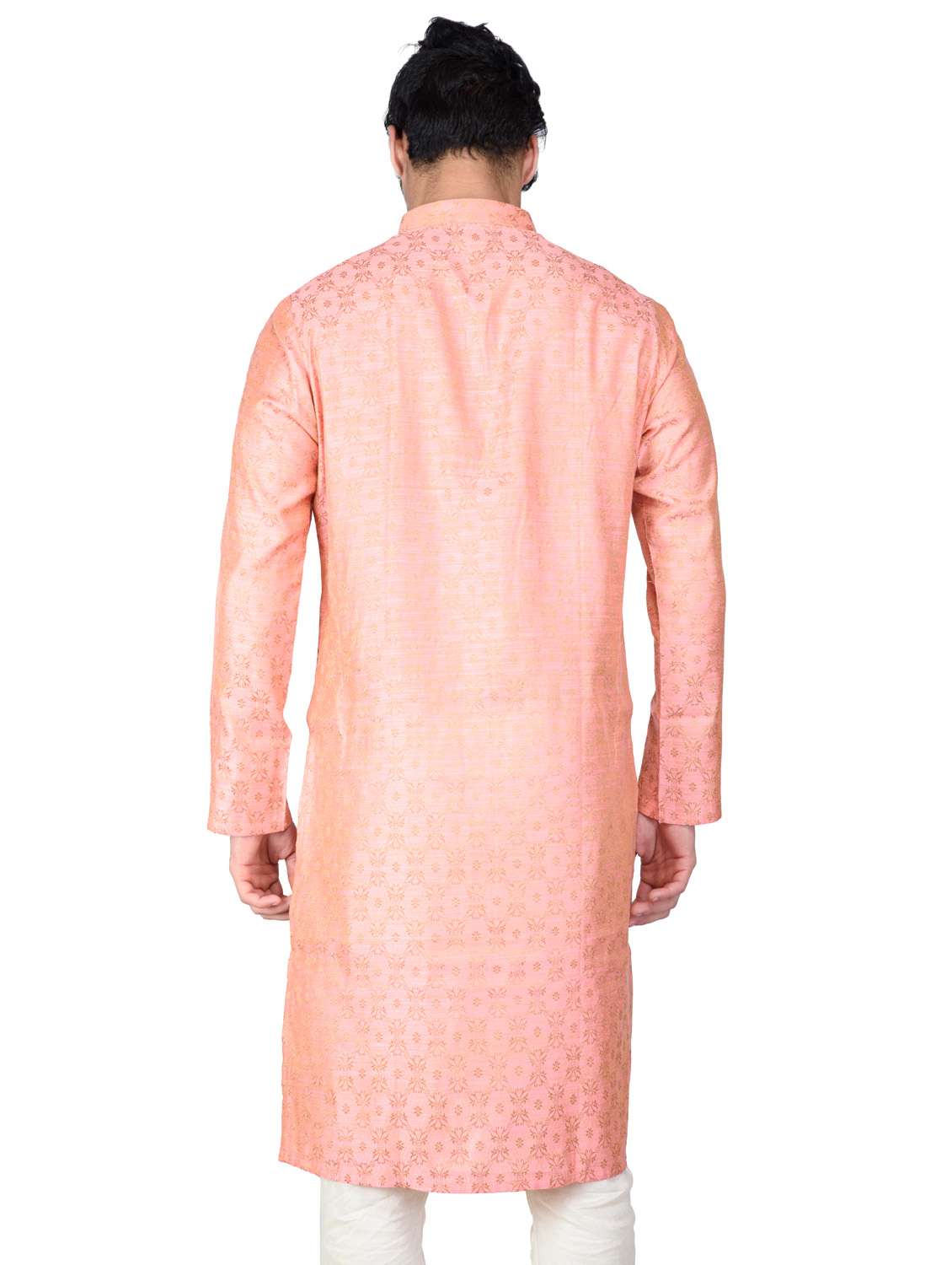 self designed kurta pyjama with jacket - 18590814 -  Standard Image - 2