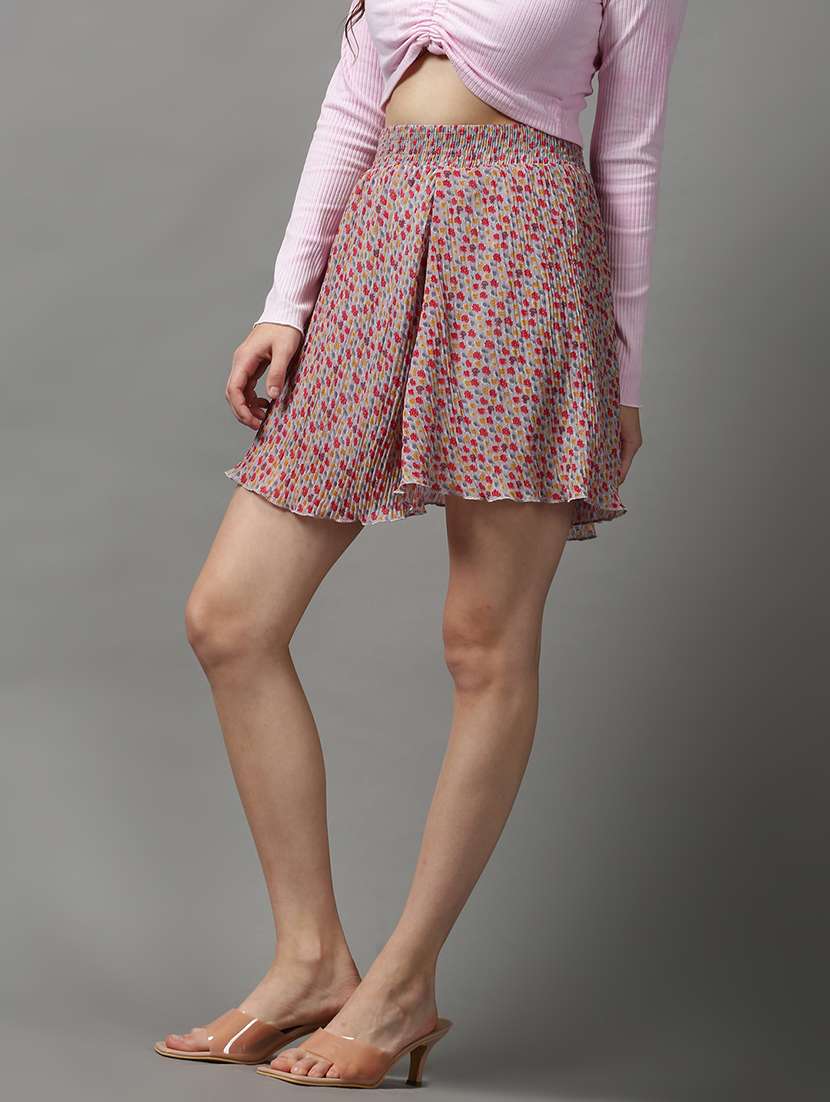 floral flared skirt - 18590818 -  Standard Image - 2