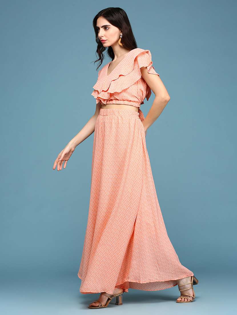 pastel top and palazzos set set - 18590834 -  Standard Image - 2