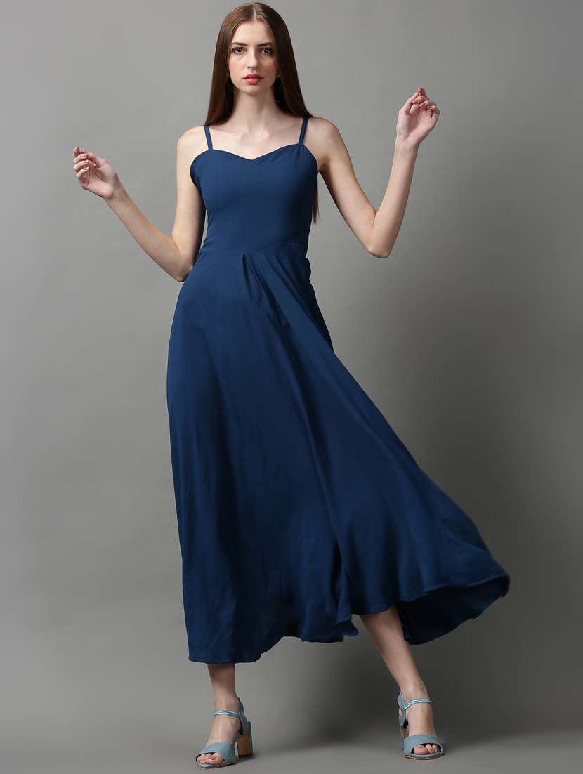 women's fit & flare maxi dress - 18590902 - Zoom Image - 0