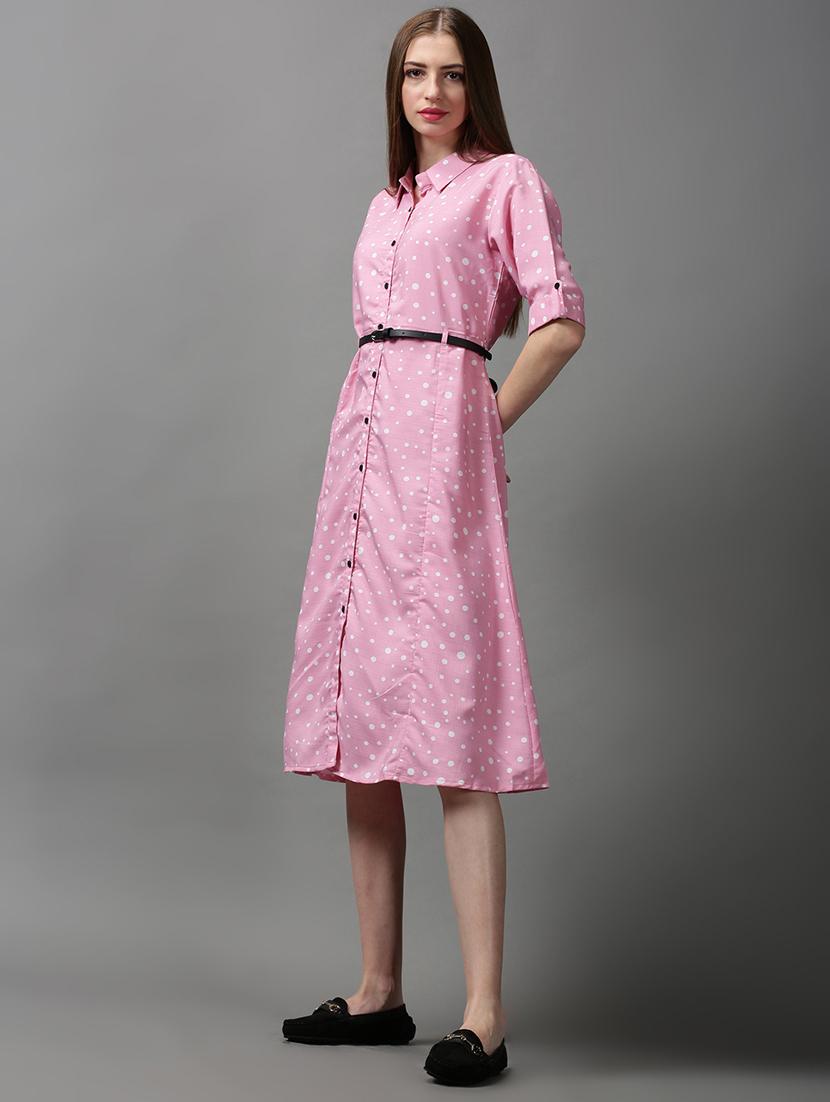 women's shirt tie & dye dress - 18590914 - Standard Image - 2