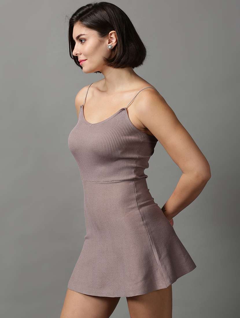 cami neck solid a-line dress  - 18590976 -  Standard Image - 2