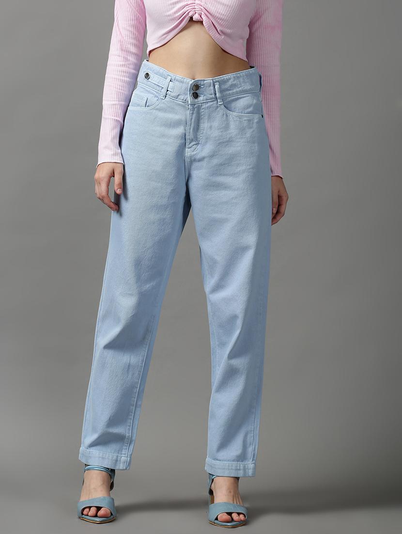 women's plain boyfriend fit jeans - 18590984 - Zoom Image - 0