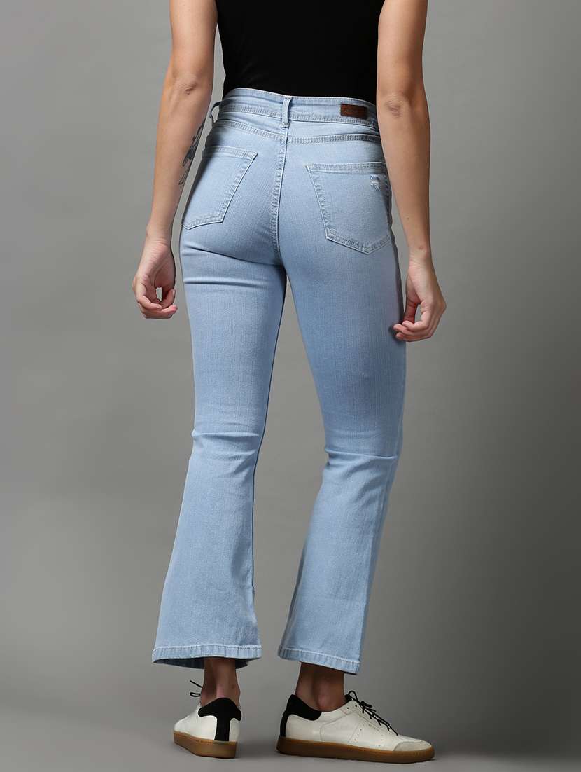 women's distress bootcut jeans - 18591016 -  Standard Image - 2