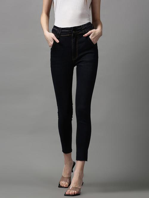 women's plain slim fit jeans - 18591030 - Standard Image - 0
