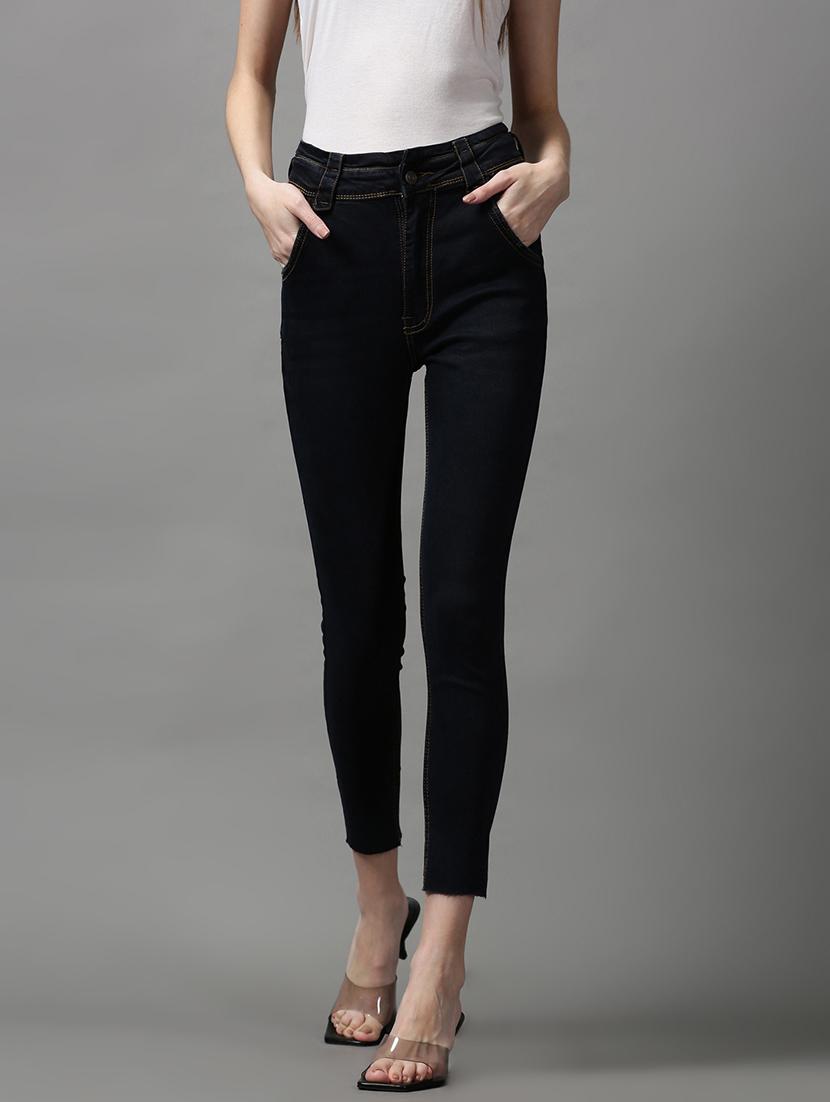 women's plain slim fit jeans - 18591030 - Zoom Image - 0