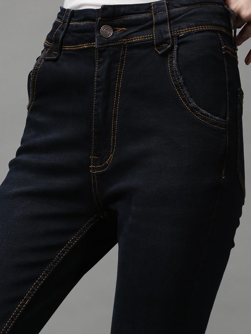 women's plain slim fit jeans - 18591030 - Standard Image - 7