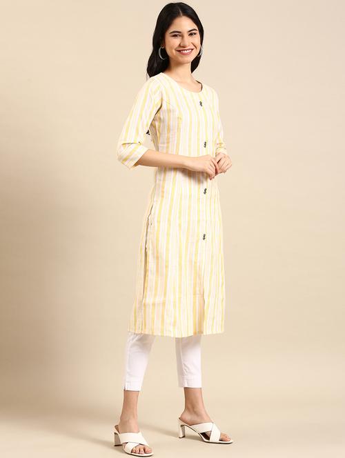 women's straight kurta - 18591104 - Standard Image - 0