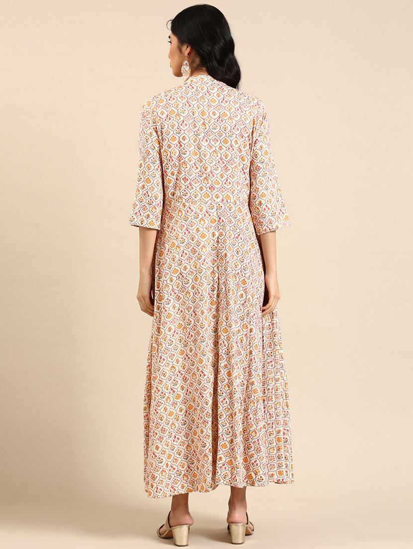 women's flared kurta - 18591127 - Standard Image - 2