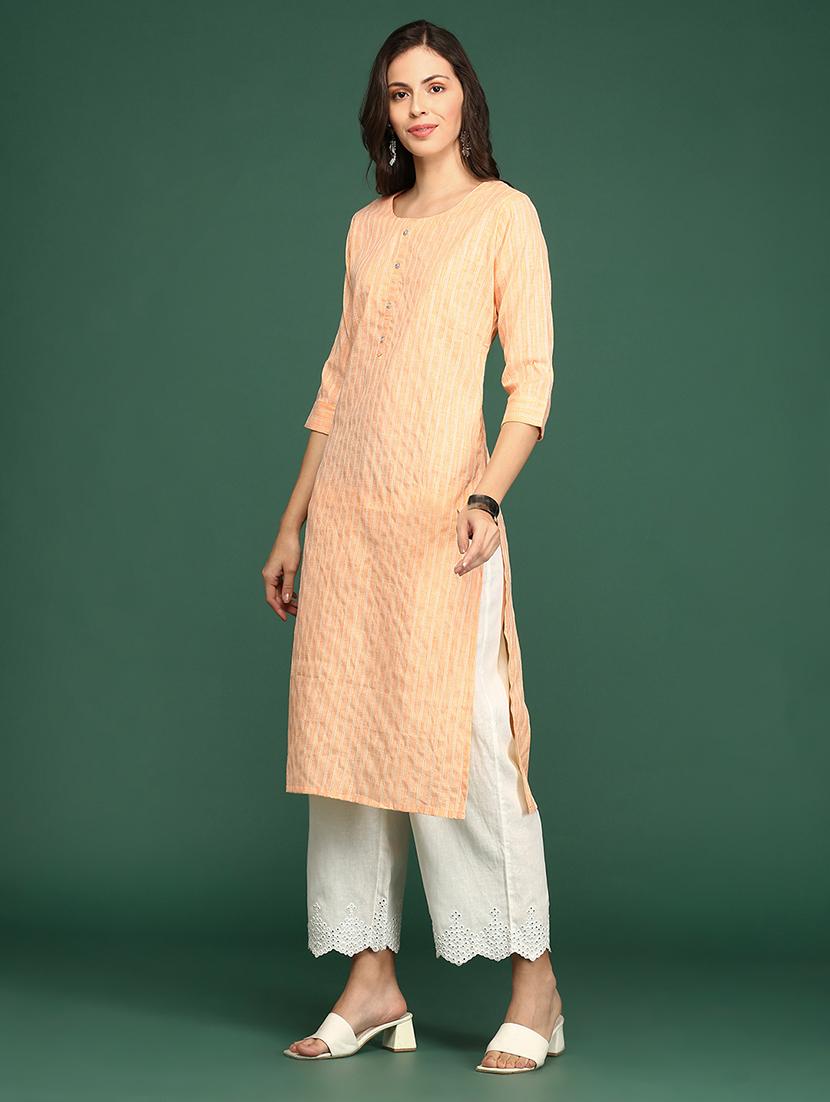 women's straight kurta - 18591153 - Standard Image - 2