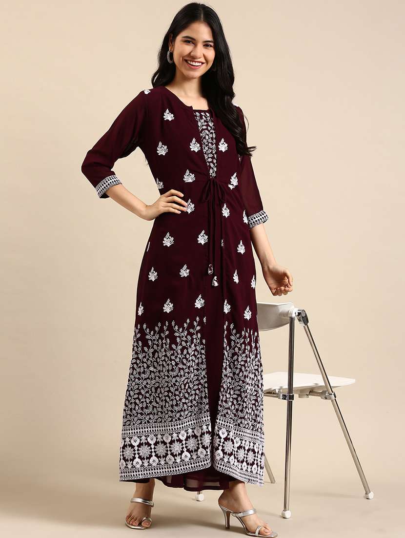 women's kurta with jacket kurta