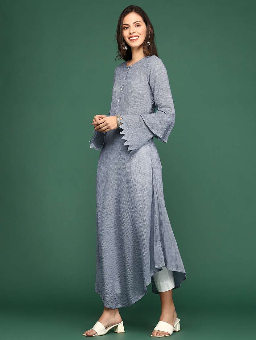women's asymmetric kurta - 18591178 - Standard Image - 2