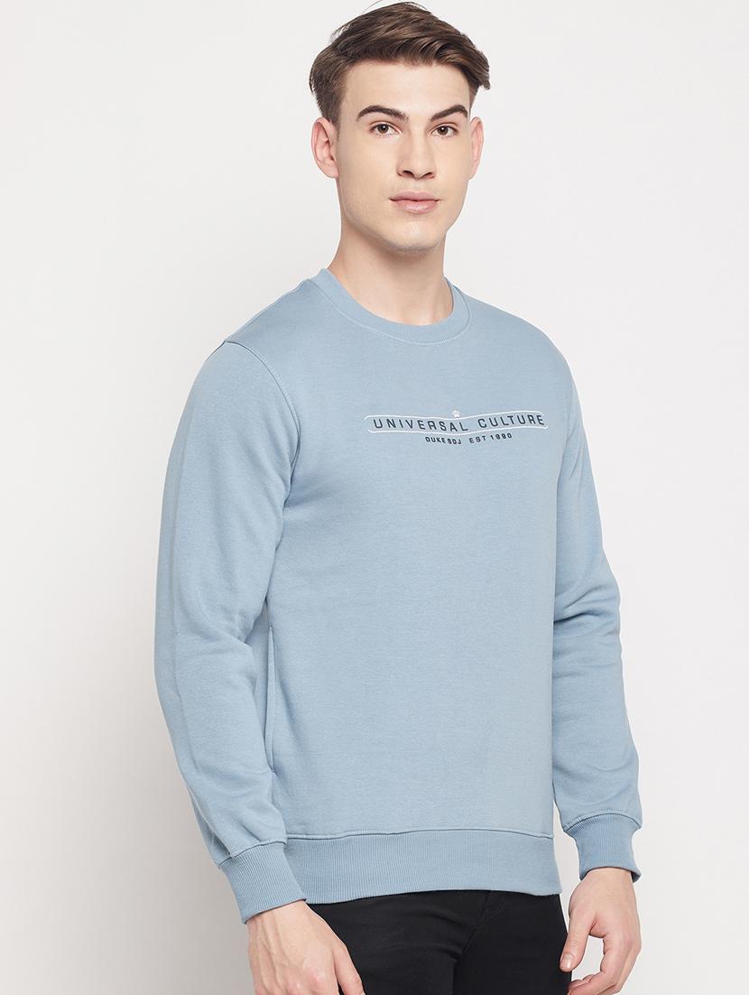 crew neck chest print sweatshirt - 18591544 - Standard Image - 2