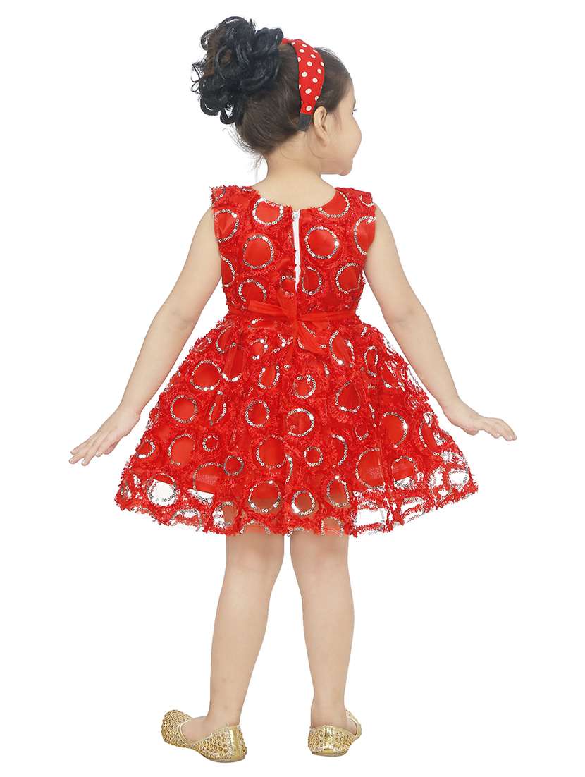 girls round neck sleeveless frock - 18591924 -  Standard Image - 2