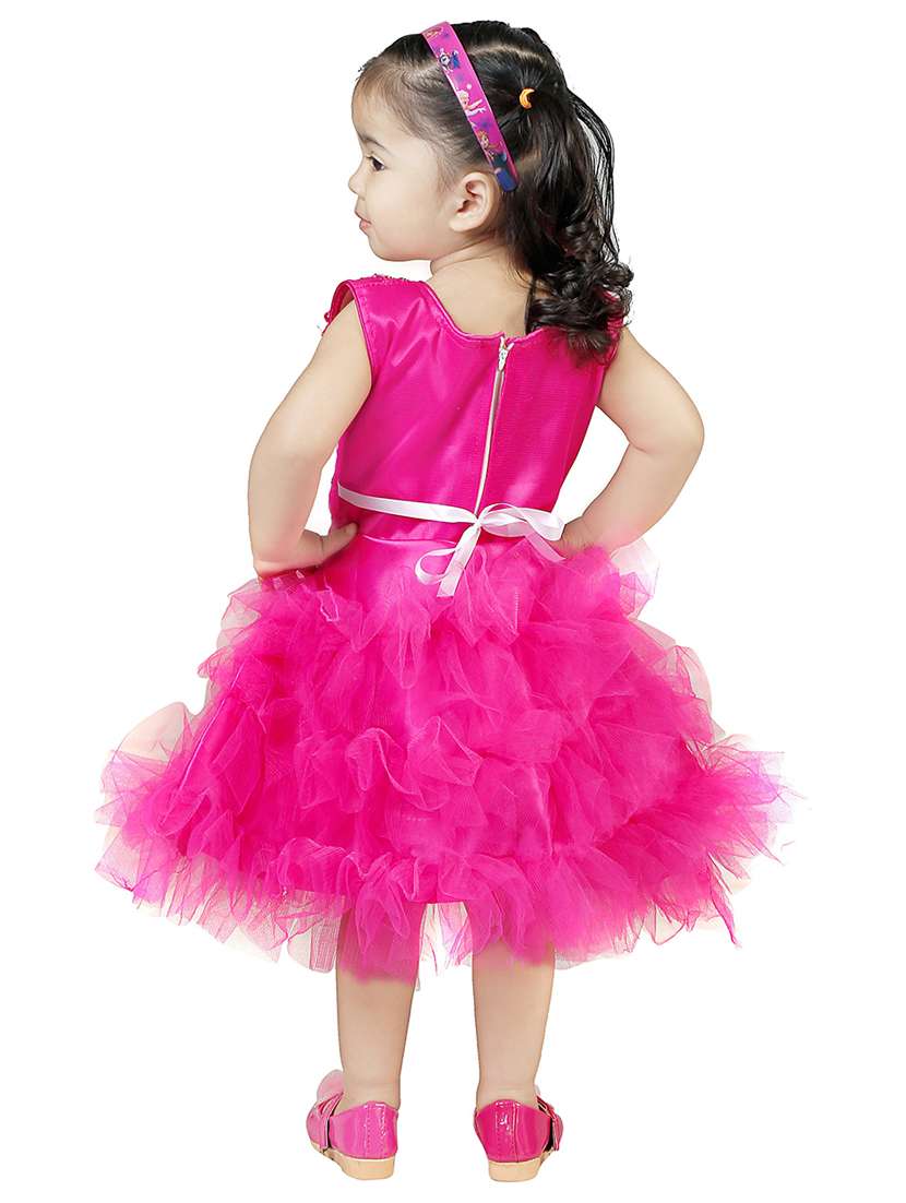 girls round neck sleeveless frock - 18592022 -  Standard Image - 2