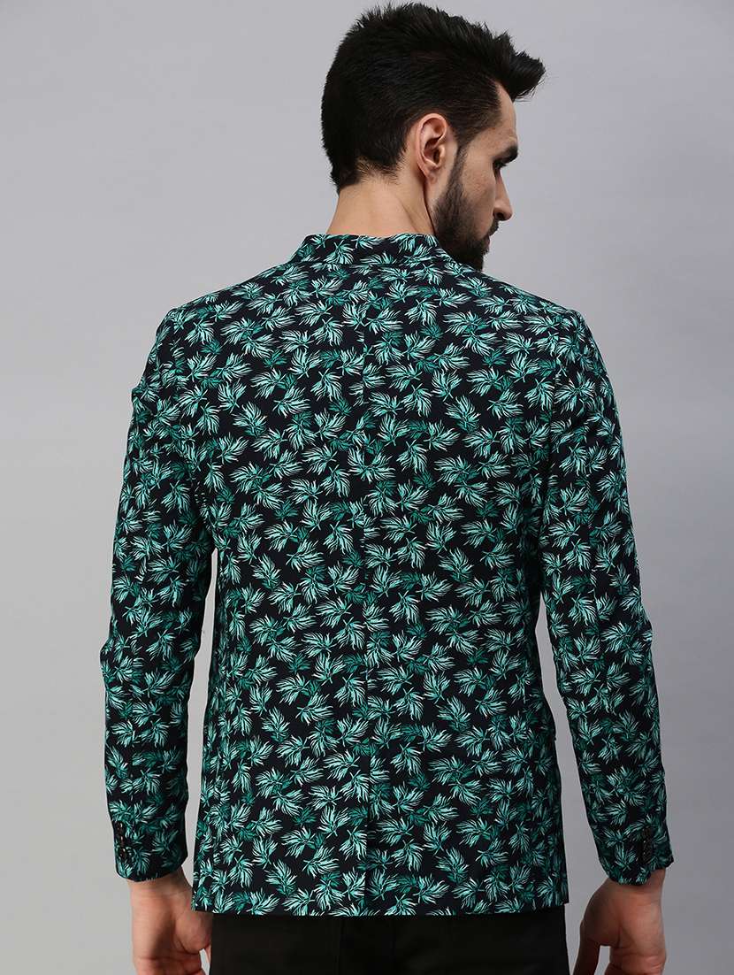 printed single breasted casual blazer - 18593124 -  Standard Image - 2