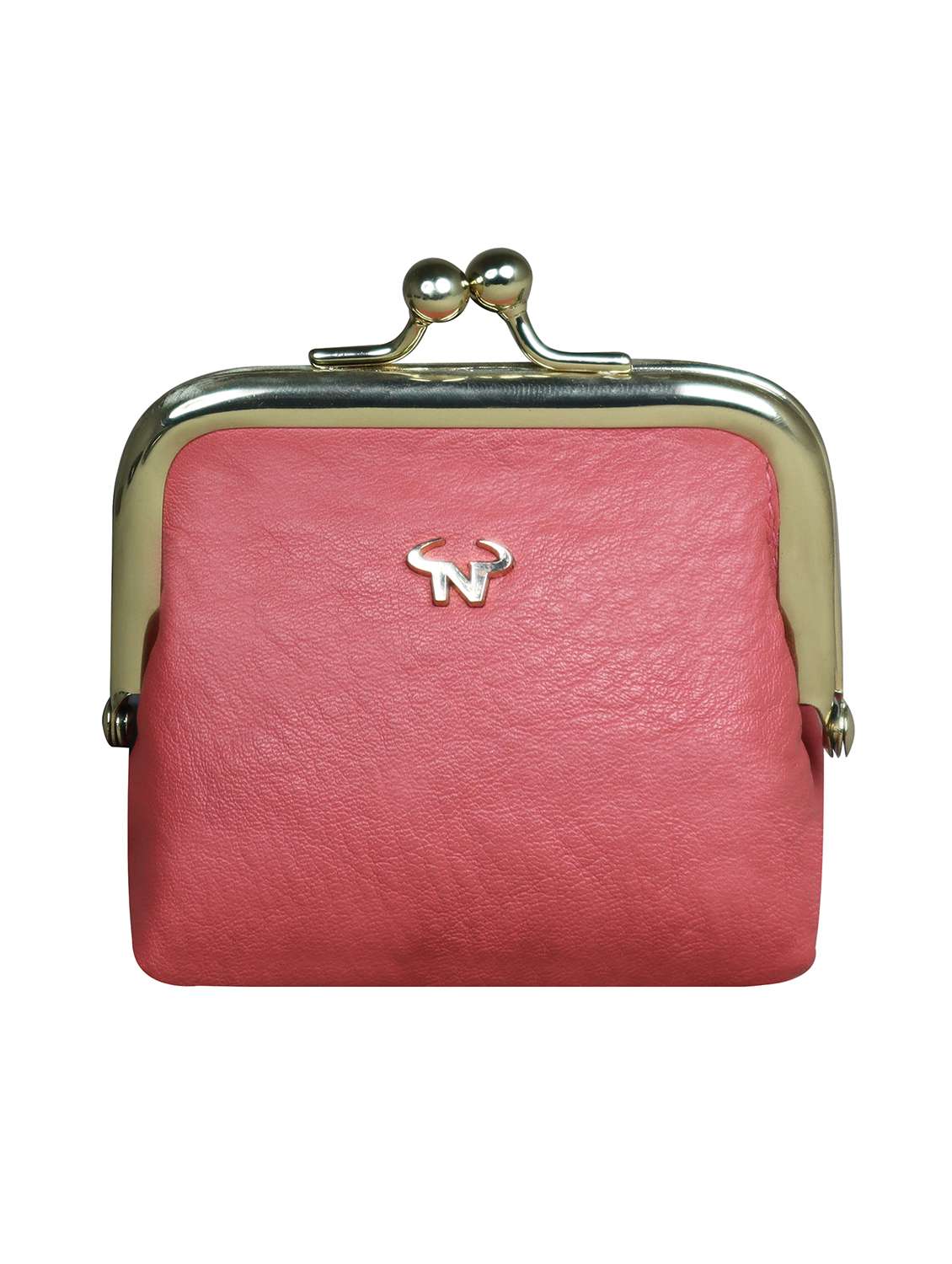 pink leather wallet