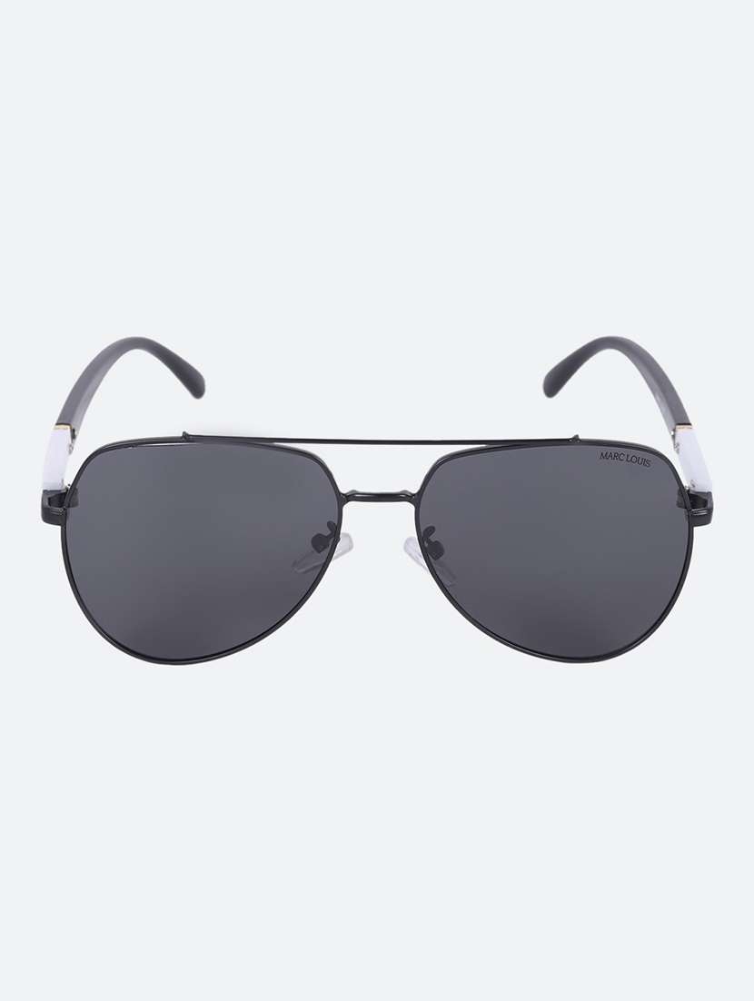 Men Grey Aviator Sunglasses
