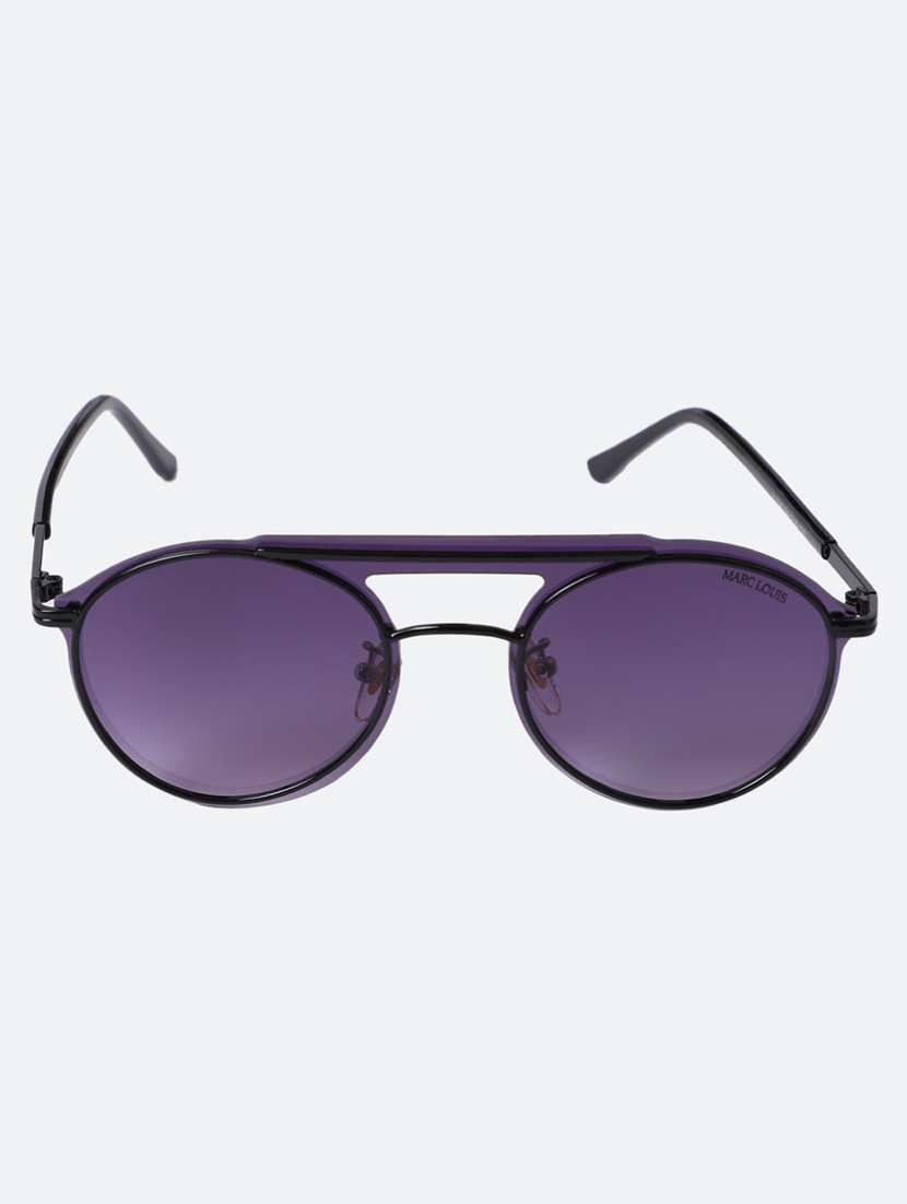 men round grey sunglasses